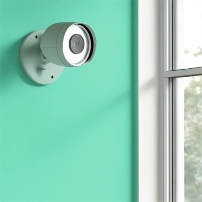 Binghamton vivint camera facing a window